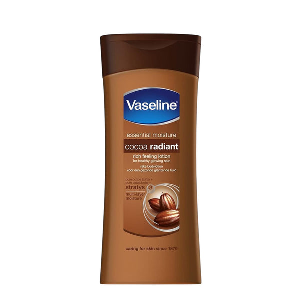 Vaseline Intensive Care Cocoa Radiant Ενυδατική Λοσιόν Ανάπλασης με Άρωμα Κακάο για Πολύ Ξηρές Επιδερμίδες 200ml 1