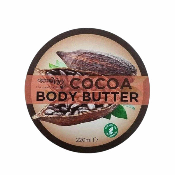 Derma V10 Cocoa Ενυδατικό Butter Σώματος για Κανονικές έως Ξηρές Επιδερμίδες 220ml 1