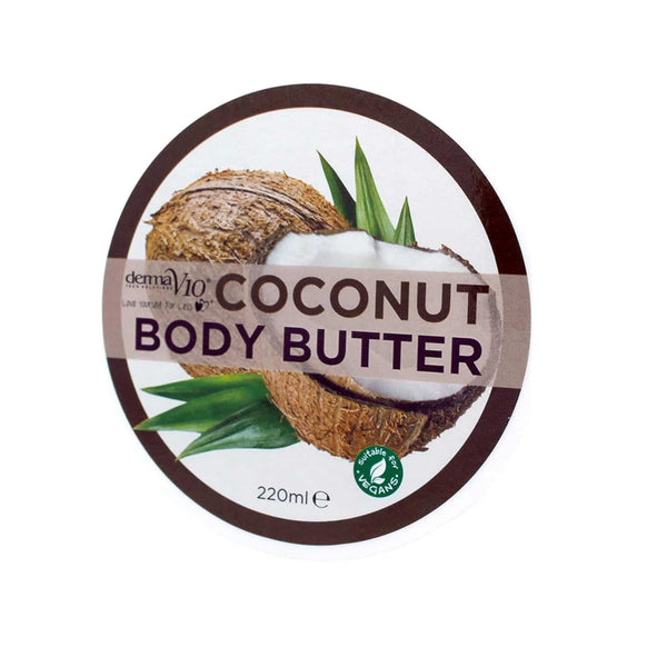 Derma V10 Coconut Ενυδατικό Butter Σώματος με Άρωμα Καρύδα 220ml 1