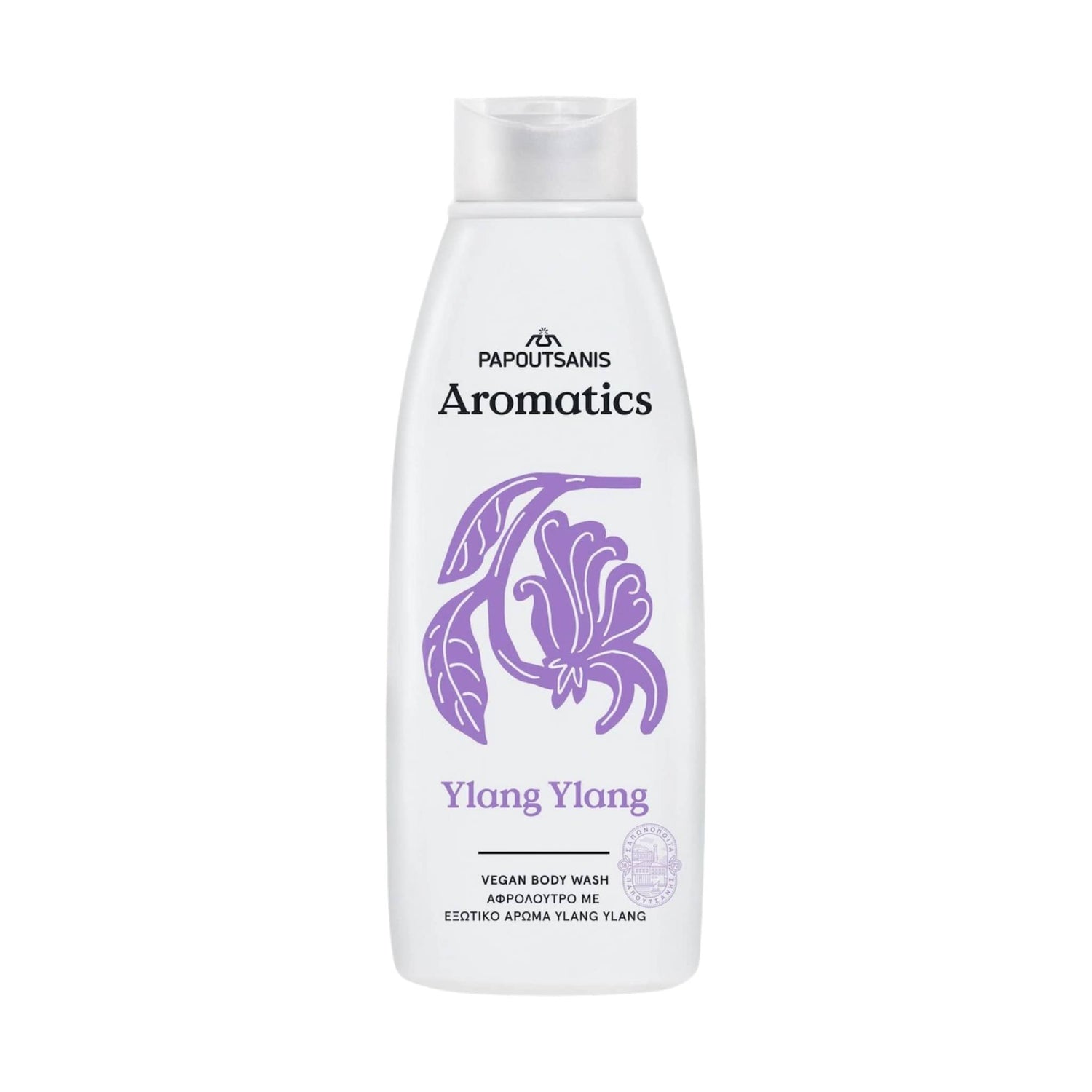 Papoutsanis Aromatics Ylang Ylang Body Wash Κρεμώδες Αφρόλουτρο 650ml 1
