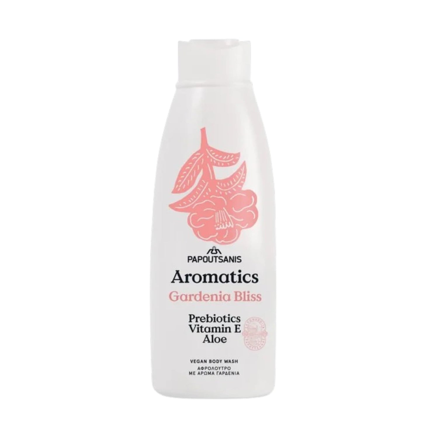 Papoutsanis Aromatics Gardenia Bliss Body Wash Κρεμώδες Αφρόλουτρο 650ml 1