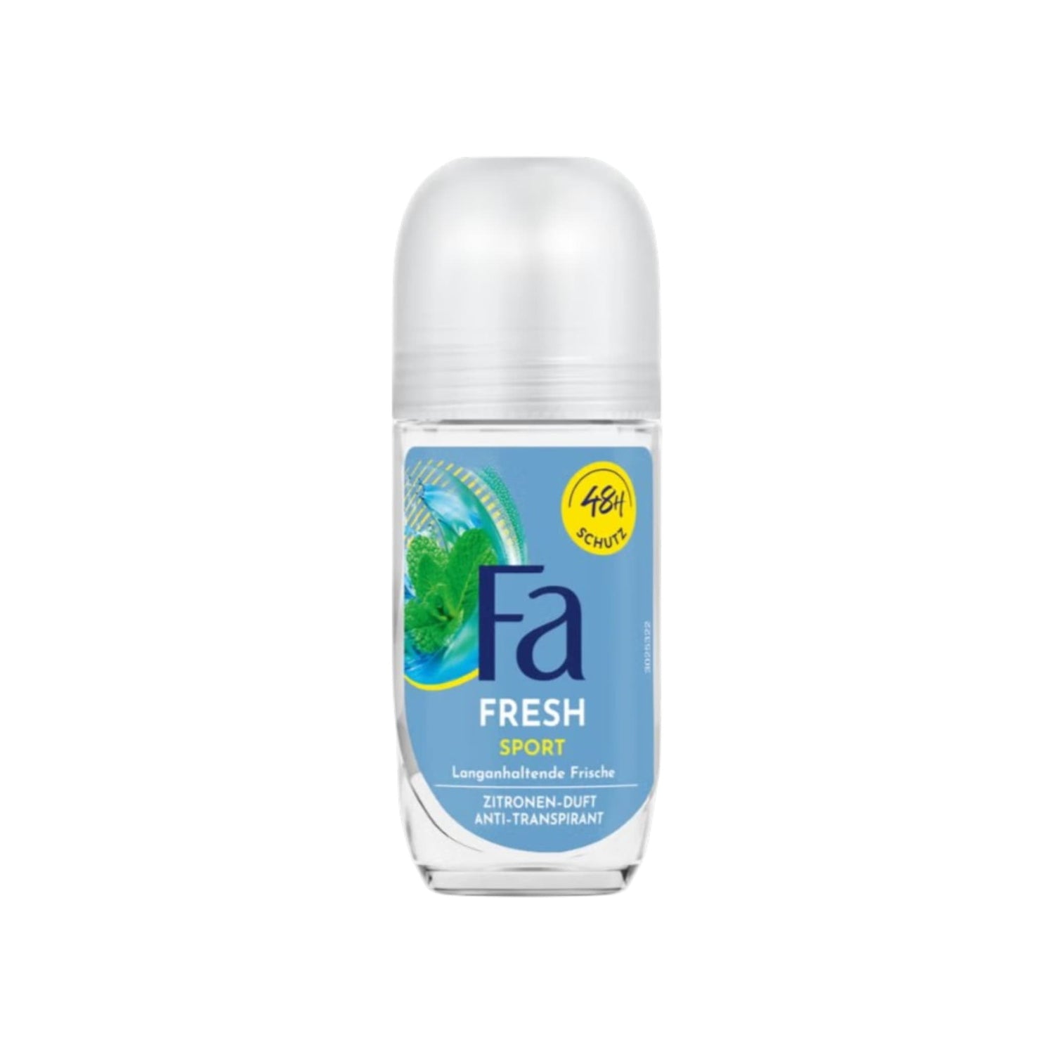 Fa Deo Roll On Fresh Sport Lemon Scent Αποσμητικό Σώματος 50ml 1