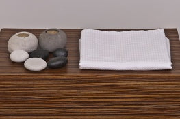 Tablecloth 100% cotton white 1m x 1.80m
