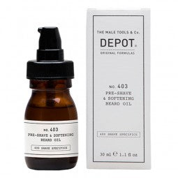 Depot Pre-Shave & Softening Beard Oil 30ml