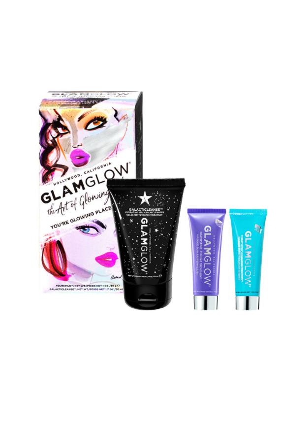 Glamglow You re Glowing Places Set (Thirstymud 10gr+Gravitymud 10gr+Galacticcleanset 50ml)