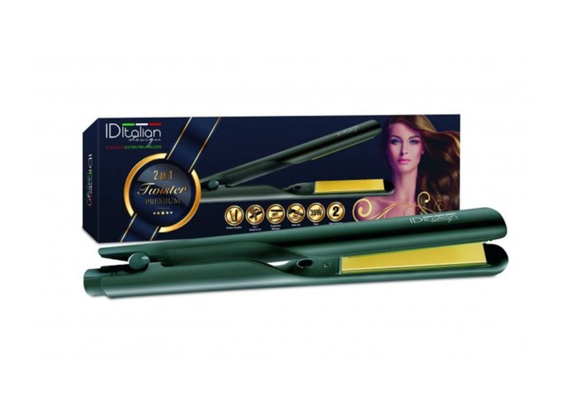 ID Italian Design Twister Premium 2 in 1 Hair Straightener