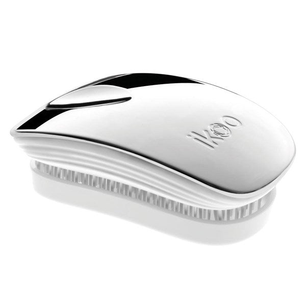 Ikoo Metallic Oyster White Pocket Brush