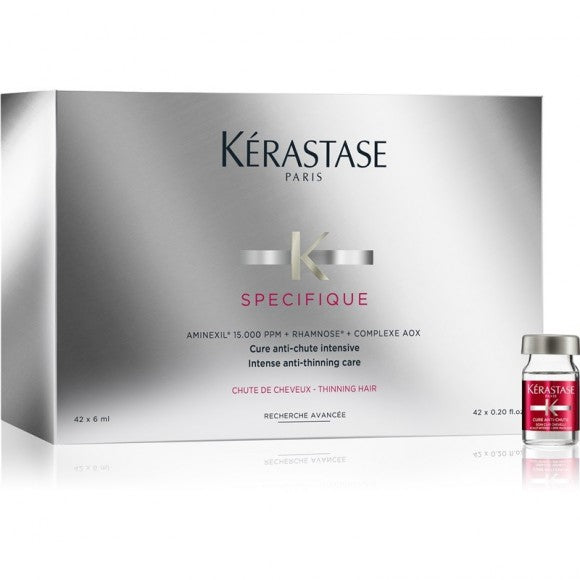 Kerastase Specifique Aminexil - Cure Anti Chute Intensive Hair Thinning Treatment 42*6ml