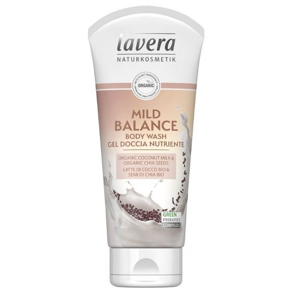 Lavera Mild Balance Body Wash with Organic Coconut Milk & Chia Seeds 200ml
