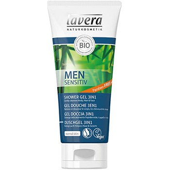 Lavera Men Sensitiv Shampoo &amp; Shower Gel With Organic Bamboo And Organic Guarana 200ml