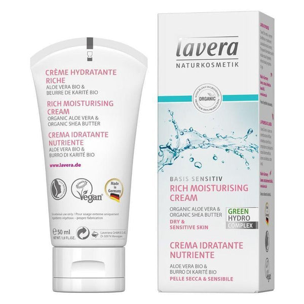 Lavera Basis Sensitive Rich Moisturizing Cream 50ml