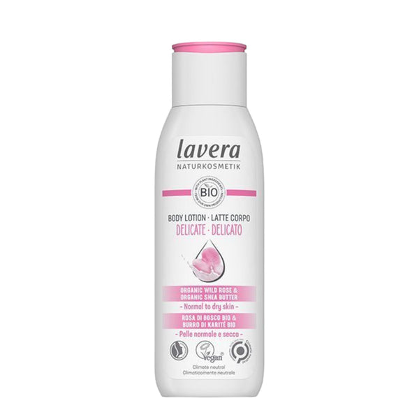 Lavera Delicate Body Cream with Organic Old Rose &amp; Organic Shea Butter 200ml