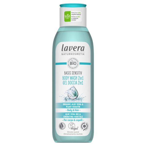 Lavera Basis Sensitiv Hydro Feelig Shampoo &amp; Shower Gel Basis 2 in 1 250ml