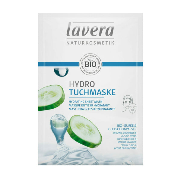 Lavera Hydrating Sheet Mask with Organic Cucumber & Glacier Water