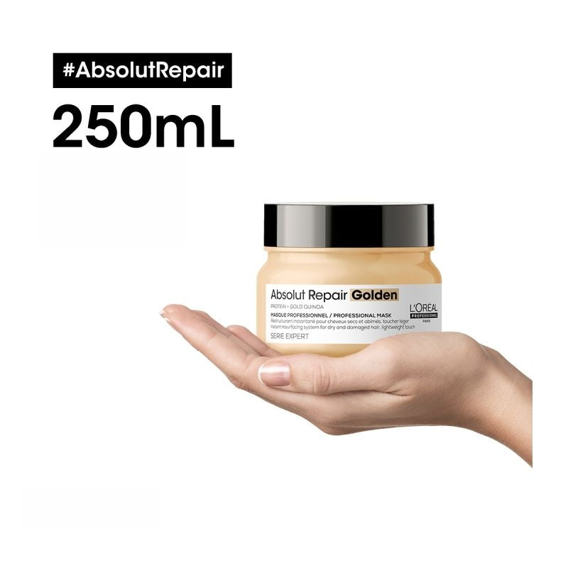 L'Oreal Professionnel Serie Expert Absolut Repair Χρυσή Μάσκα Για Ταλαιπωρημένα Μαλλιά 250ml