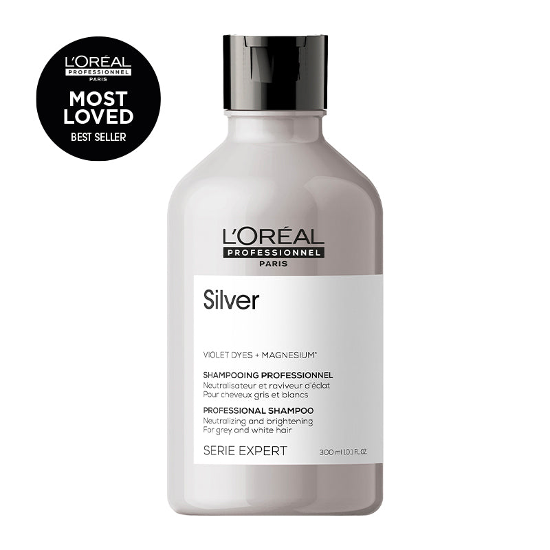 L'Oreal Professionnel Serie Expert Silver Shampoo For White or Silver Hair 300ml