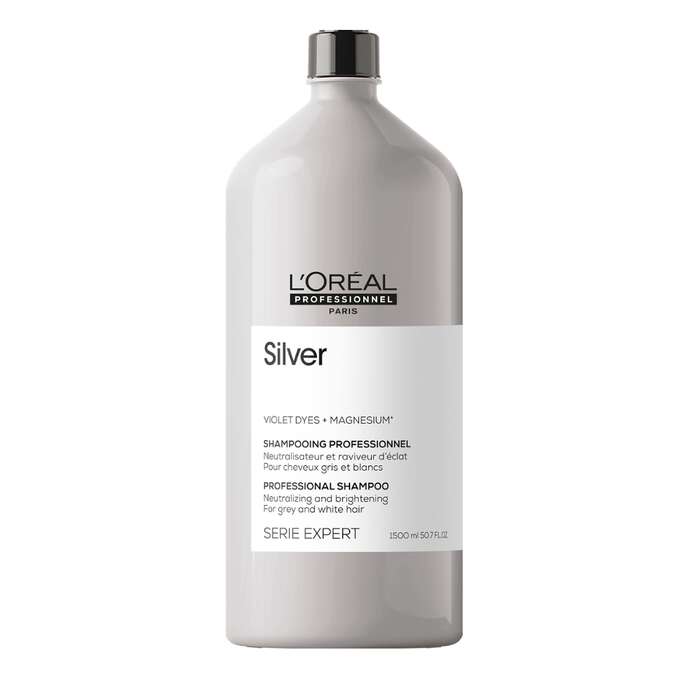 L'Oreal Professionnel Serie Expert Silver Shampoo For White or Silver Hair 1500ml