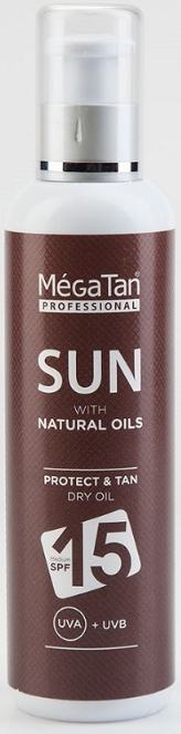 Mega Tan Professional Sunscreen Protect & Tan Dry Oil 160ml