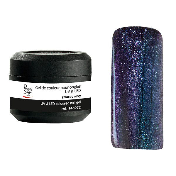 Peggy Sage Colored UV&amp;LED Nail Gel Galactic Navy 5gr