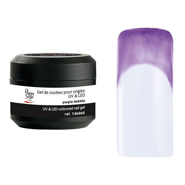 Peggy Sage Coloured UV&LED Nail Gel Purple Twinkle 5gr