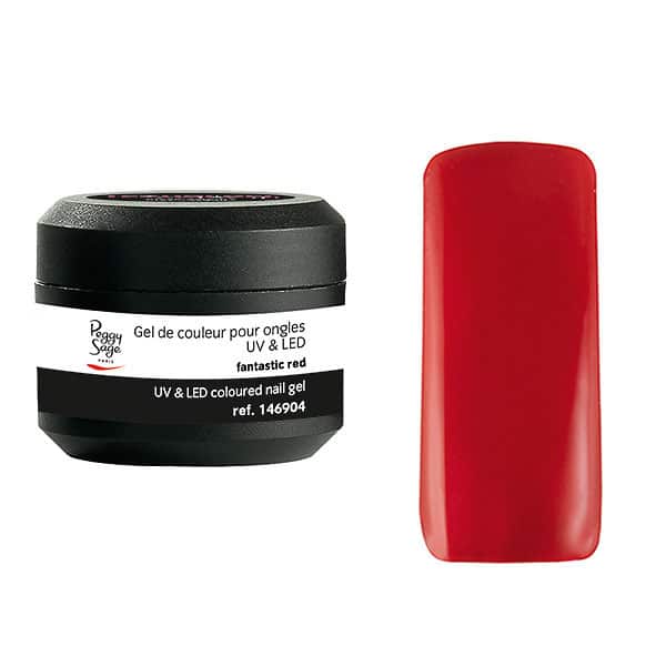 Peggy Sage Colored UV&amp;LED Nail Gel Fantastic Red 5gr