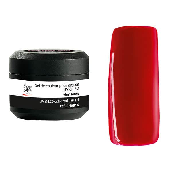 Peggy Sage Colored UV&amp;LED Nail Gel Vinyl Fraise 5gr