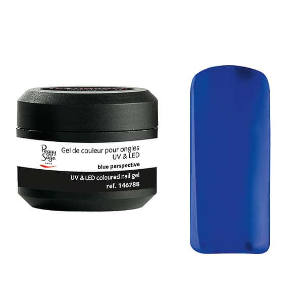 Peggy Sage Colored UV&amp;LED Nail Gel Blue Perspective 5gr