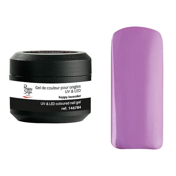 Peggy Sage Colored UV&amp;LED Nail Gel Happy Lavender 5gr