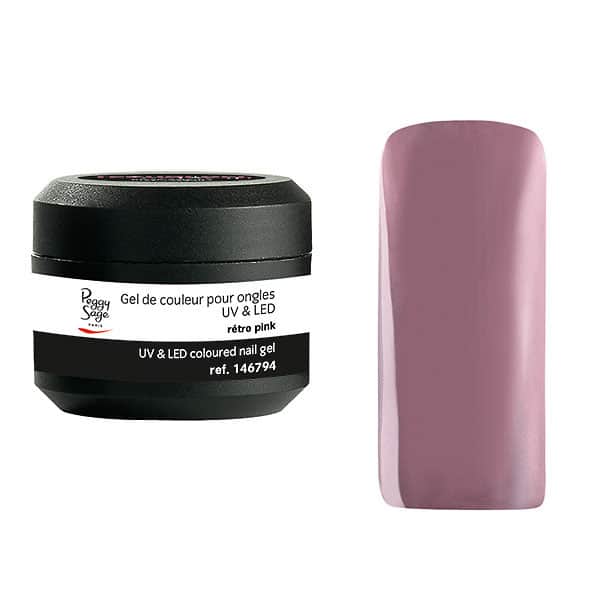 Peggy Sage Colored UV&amp;LED Nail Gel Retro Pink 5gr