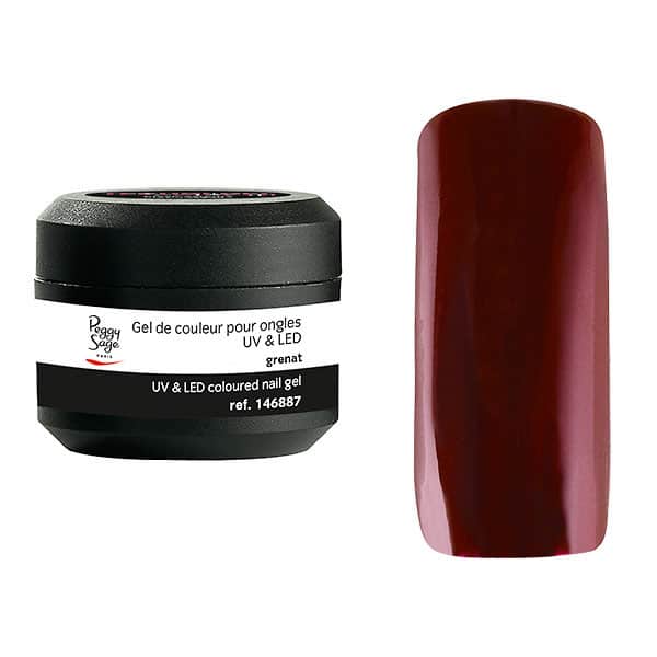 Peggy Sage Colored UV&amp;LED Nail Gel Garnet 5gr