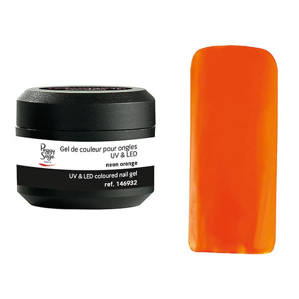 Peggy Sage Coloured UV&LED Nail Gel Neon Orange 5gr