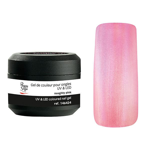Peggy Sage Colored UV&amp;LED Nail Gel Naughty Pink 5gr