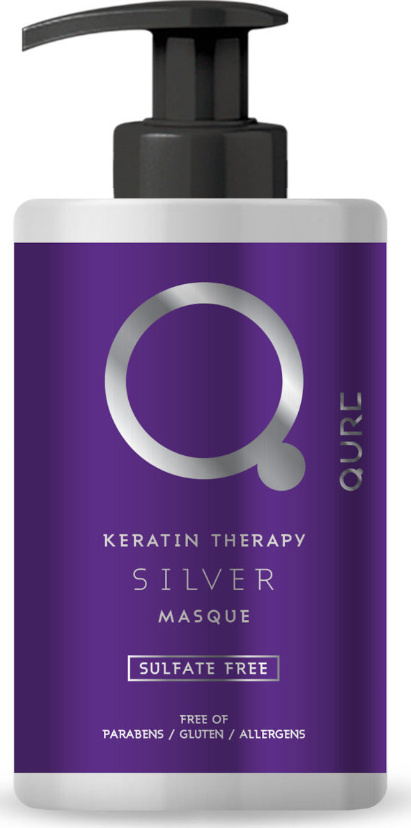 Qure Keratin Silver Masque-Sulfate Free 300ml