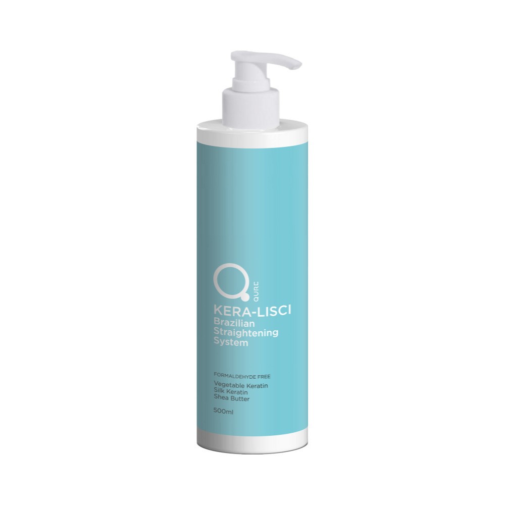 Qure Kera-Lisci Brazilian Straightening System - Keratin Straightening Treatment 500ml