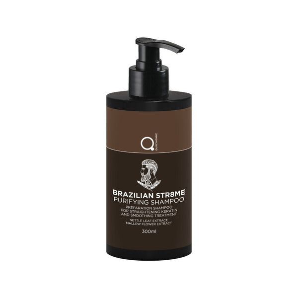 Qure Brazilian STR8ME Purifying Shampoo 300ml