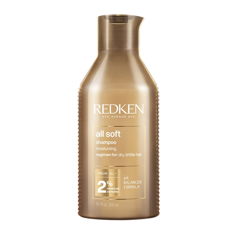 Redken All Soft Σαμπουάν Απαλότητας Και Λάμψης Για Αφυδατωμένα Μαλλιά 300ml