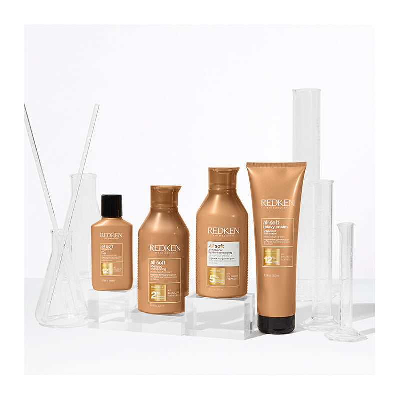 Redken All Soft Σαμπουάν Απαλότητας Και Λάμψης Για Αφυδατωμένα Μαλλιά 300ml