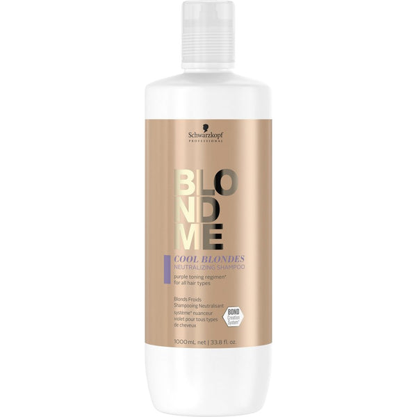 Schwarzkopf Professional Blondme Cool Blondes Neutralizing Shampoo 1000ml