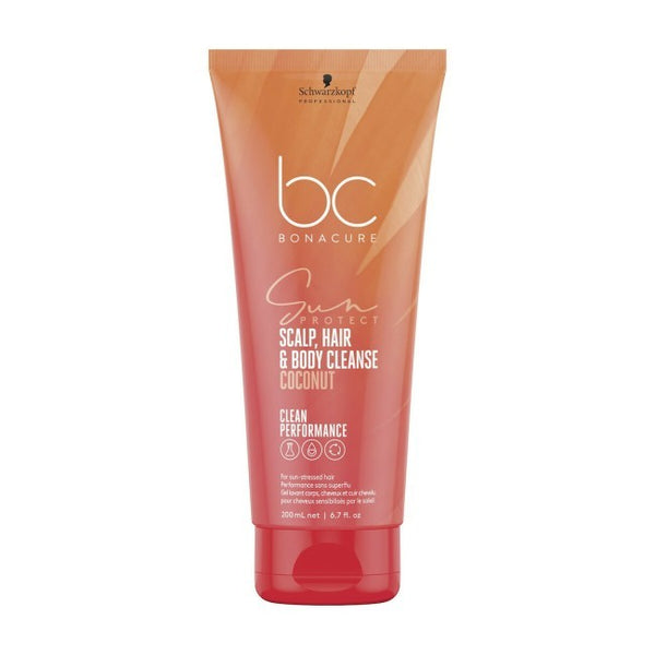 Schwarzkopf Professional BC Bonacure Sun Protect 3-in-1 Scalp, Hair & Body Cleanse 200ml
