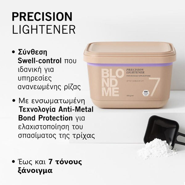 Schwarzkopf BlondMe Precision Lightener Lightening Powder up to 7 Tones 350gr