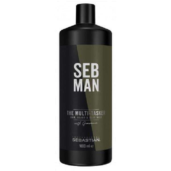 Sebastian Professional Seb Man The Multi-Tasker 3In1 Hair, Beard & Body Wash 1000ml