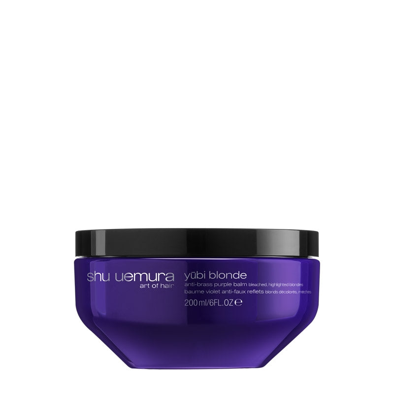 Shu Uemura Υubi Blonde Αnti-Brass Purple Balm Μωβ Μάσκα για Ξανθά Μαλλιά 200ml