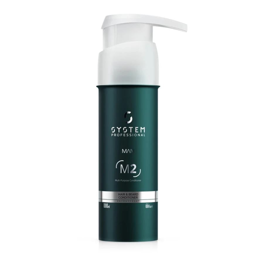 System Professional Man Hair &amp; Beard Conditioner (M2) 1000ml