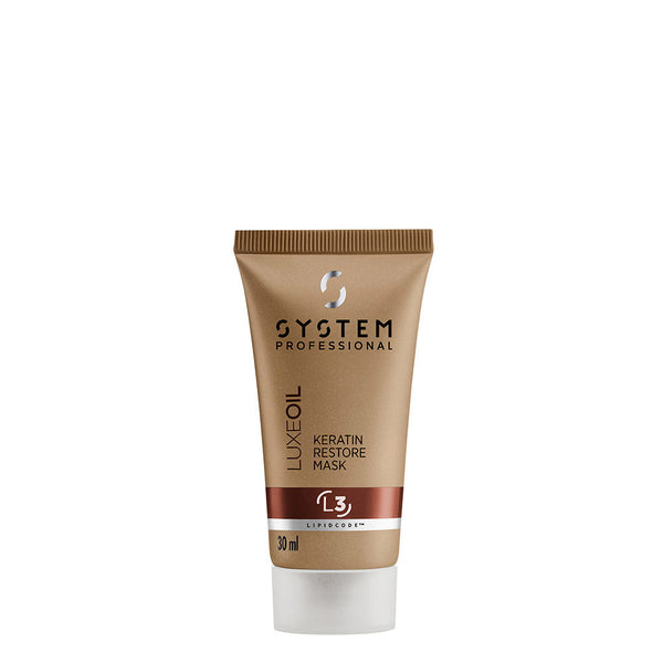 System Professional Fibra LuxeOil Keratin Restore Mask (L3) 30ml