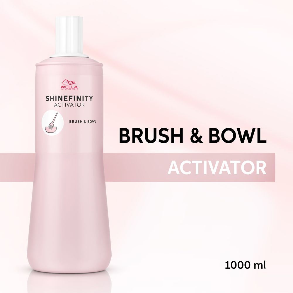 Wella Professionals Shinefinity Activator 2% Brush &amp; Bowl 1000ml