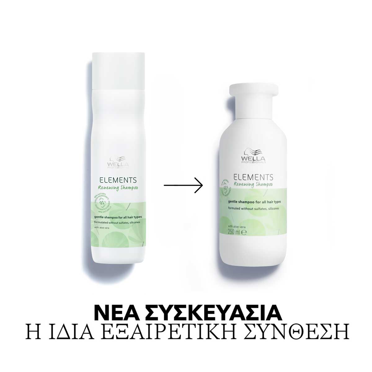 Wella Professionals Elements Renewing Shampoo for All Hair Types 250ml