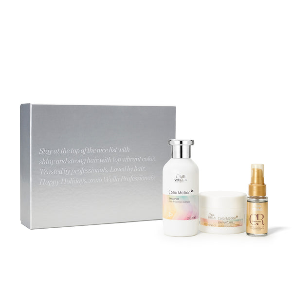 Wella Professionals ColorMotion Box (Shampoo 250ml, Mask 150ml, Oil Reflection 30ml