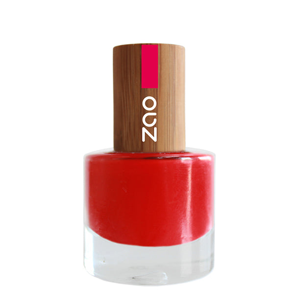 ZAO Organic MakeUp Nail Polish No. 650 Carmin Red 8ml