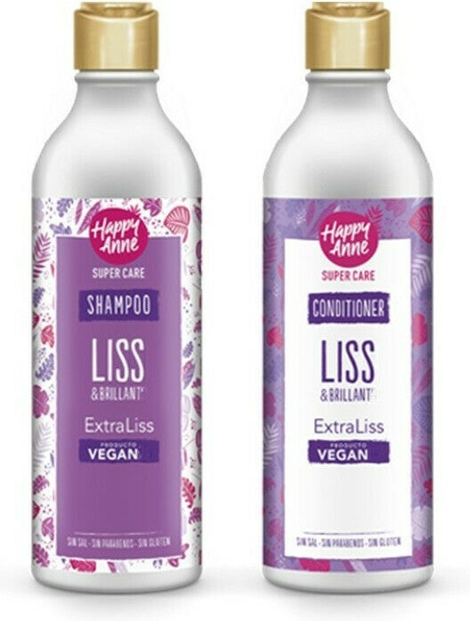 Happy Anne Super Care Post Straightening Smooth and Shiny Kit (Shampoo 340ml, Conditioner 340ml)