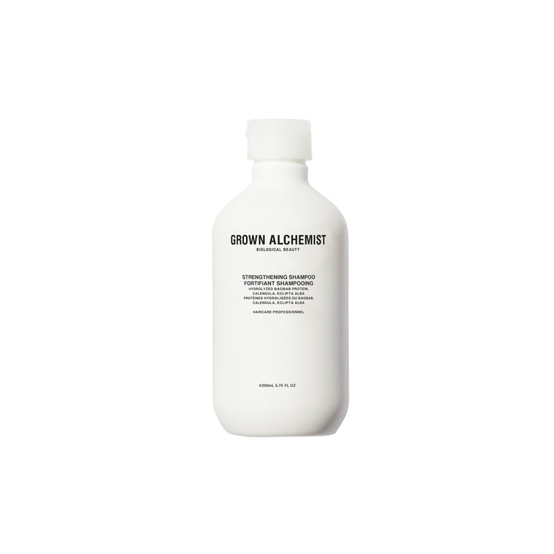 Grown Alchemist Strengthening Shampoo 0.2: Hydrolyzed Baobab Protein, Calendula, Eclipta Alba 200ml